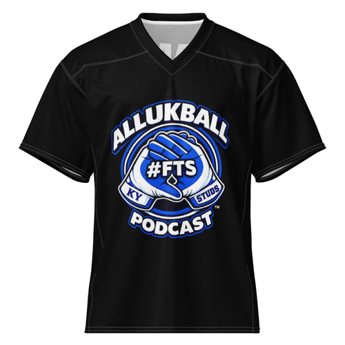 ALLUKBALL Script Ball Podcast Mesh Jersey | Athletic Streetwear Design - Bluegrass Elite Apparel LLC