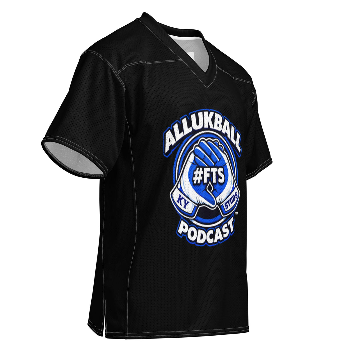 ALLUKBALL Script Ball Podcast Mesh Jersey | Athletic Streetwear Design - Bluegrass Elite Apparel LLC
