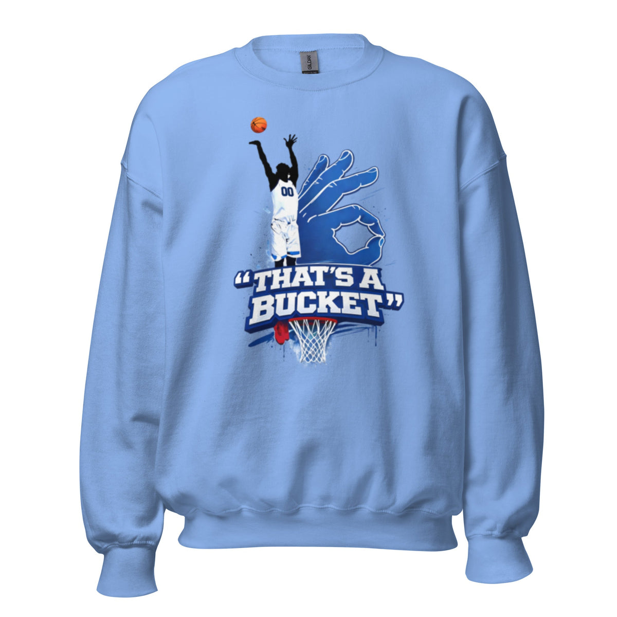 AllUKBall That’s A Bucket Graphic Sweatshirt | Street Shot Design | Classic Crew - Bluegrass Elite Apparel LLC