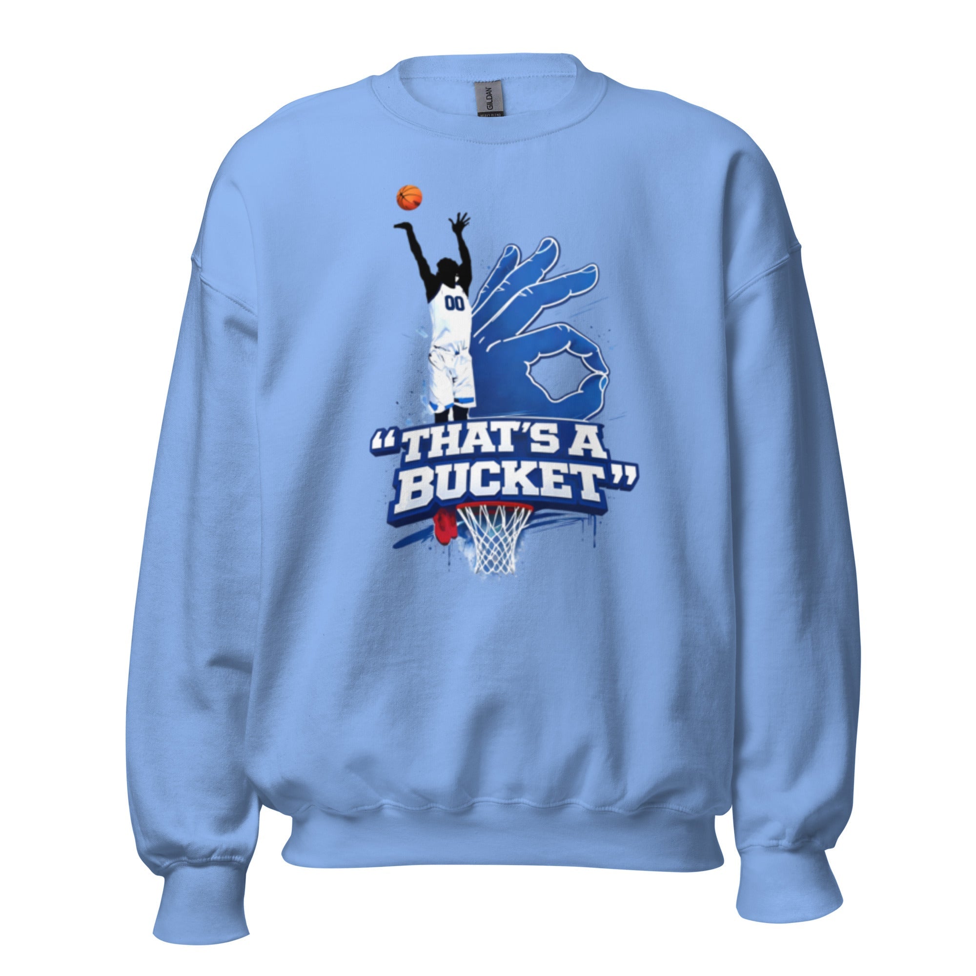 AllUKBall That’s A Bucket Graphic Sweatshirt | Street Shot Design | Classic Crew - Bluegrass Elite Apparel LLC