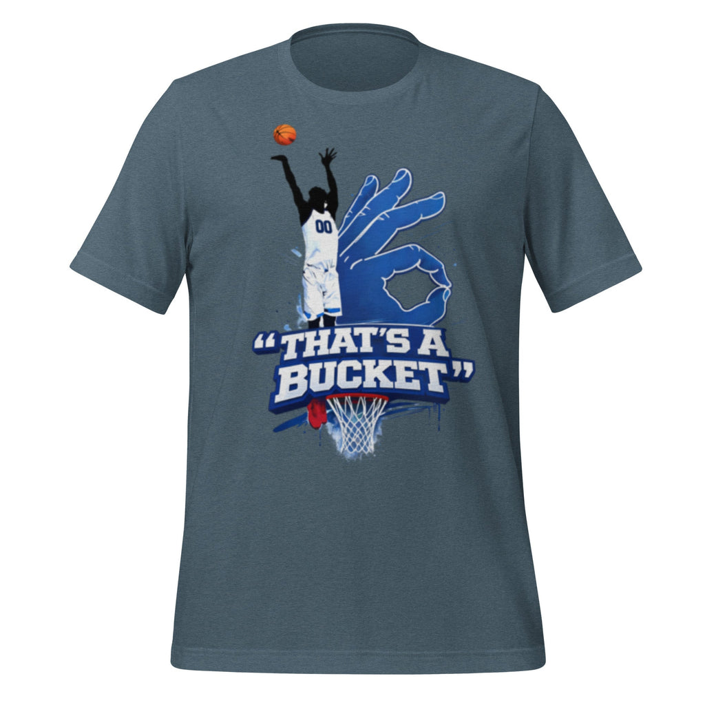 AllUKBall That’s A Bucket Script Ball T-Shirt | Street Shot Graphic | Classic - Bluegrass Elite Apparel LLC