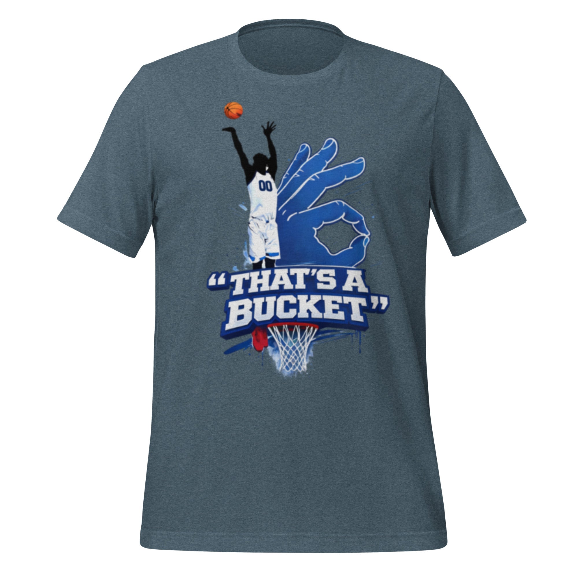 AllUKBall That’s A Bucket Script Ball T-Shirt | Street Shot Graphic | Classic - Bluegrass Elite Apparel LLC