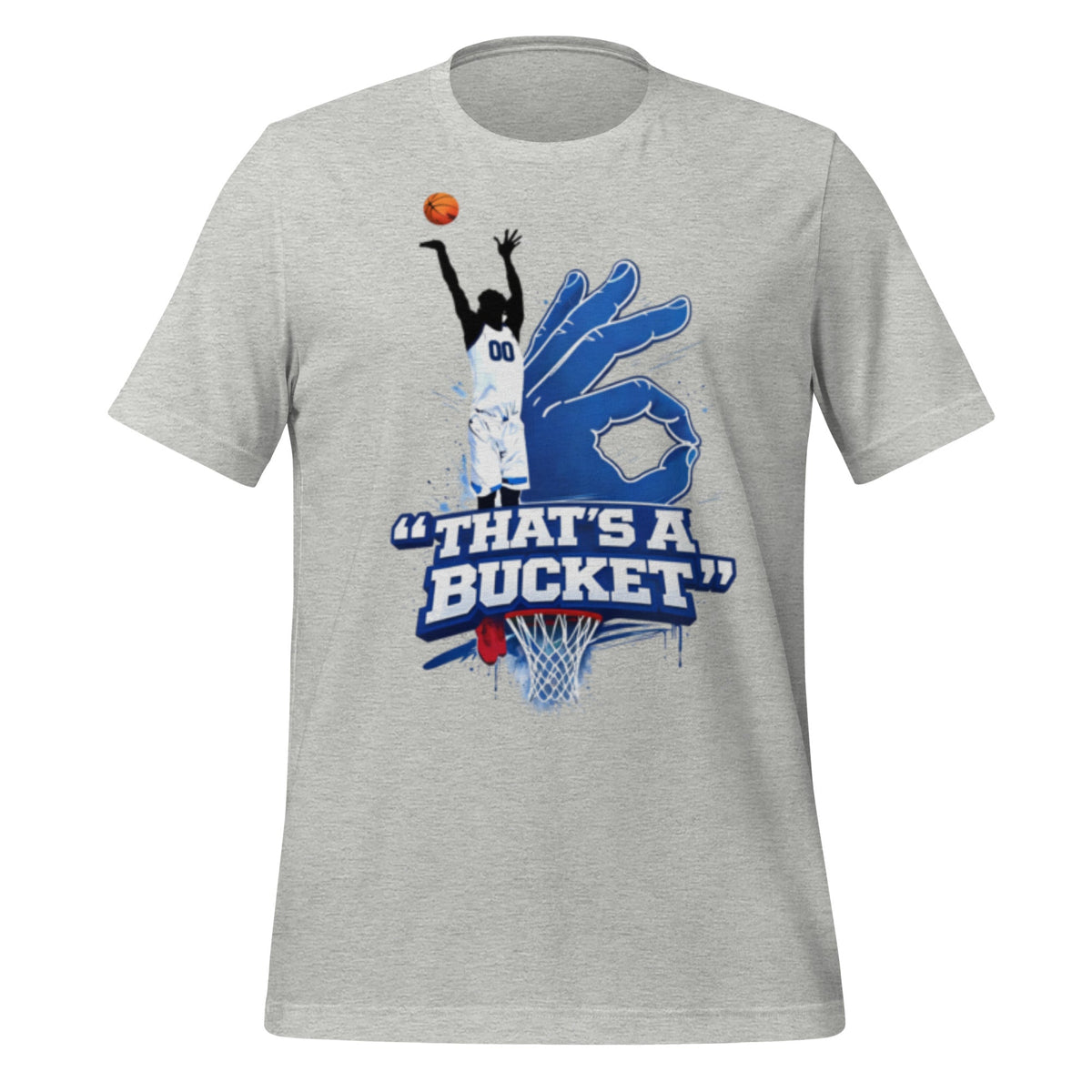 AllUKBall That’s A Bucket Script Ball T-Shirt | Street Shot Graphic | Classic - Bluegrass Elite Apparel LLC
