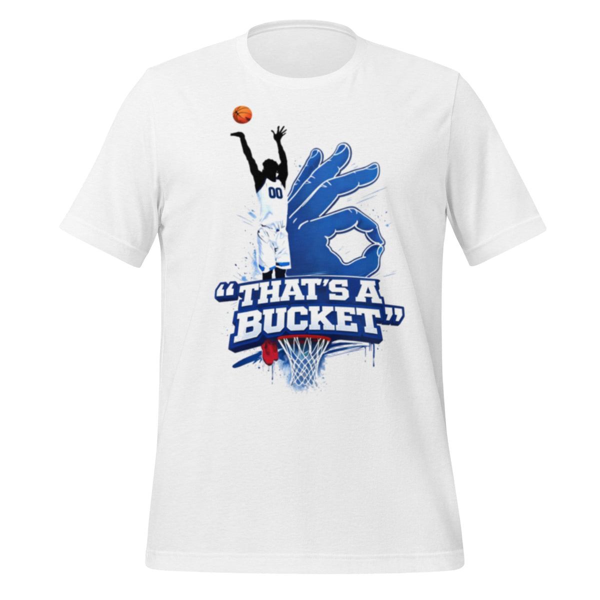 AllUKBall That’s A Bucket Script Ball T-Shirt | Street Shot Graphic | Classic - Bluegrass Elite Apparel LLC