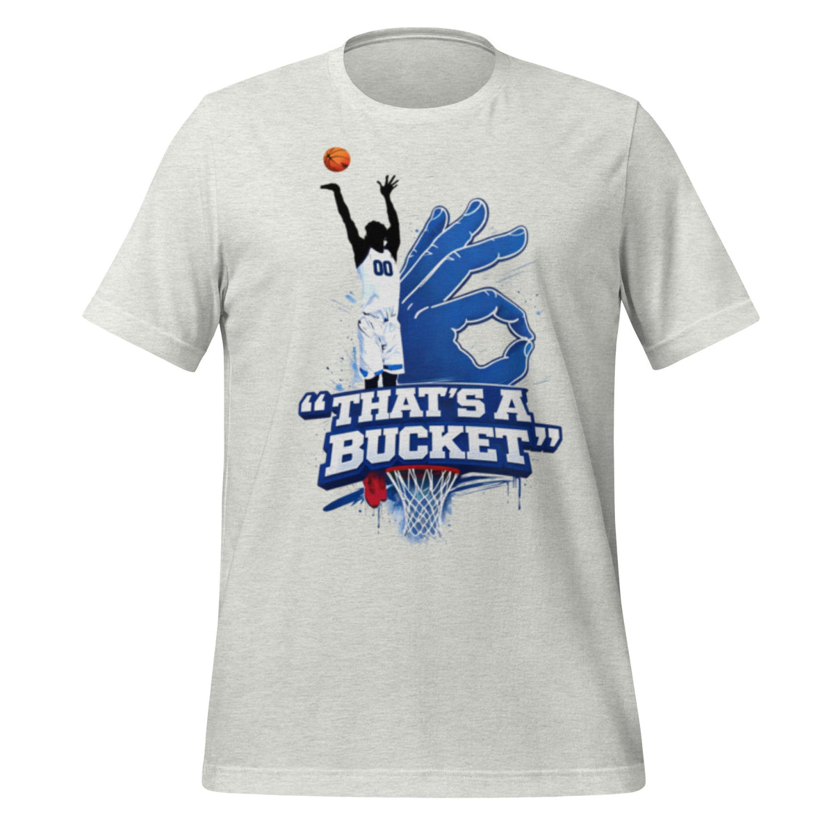 AllUKBall That’s A Bucket Script Ball T-Shirt | Street Shot Graphic | Classic - Bluegrass Elite Apparel LLC