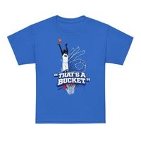 AllUKBall That’s A Bucket Youth T-Shirt | Active Shot Graphic | Performance - Bluegrass Elite Apparel LLC
