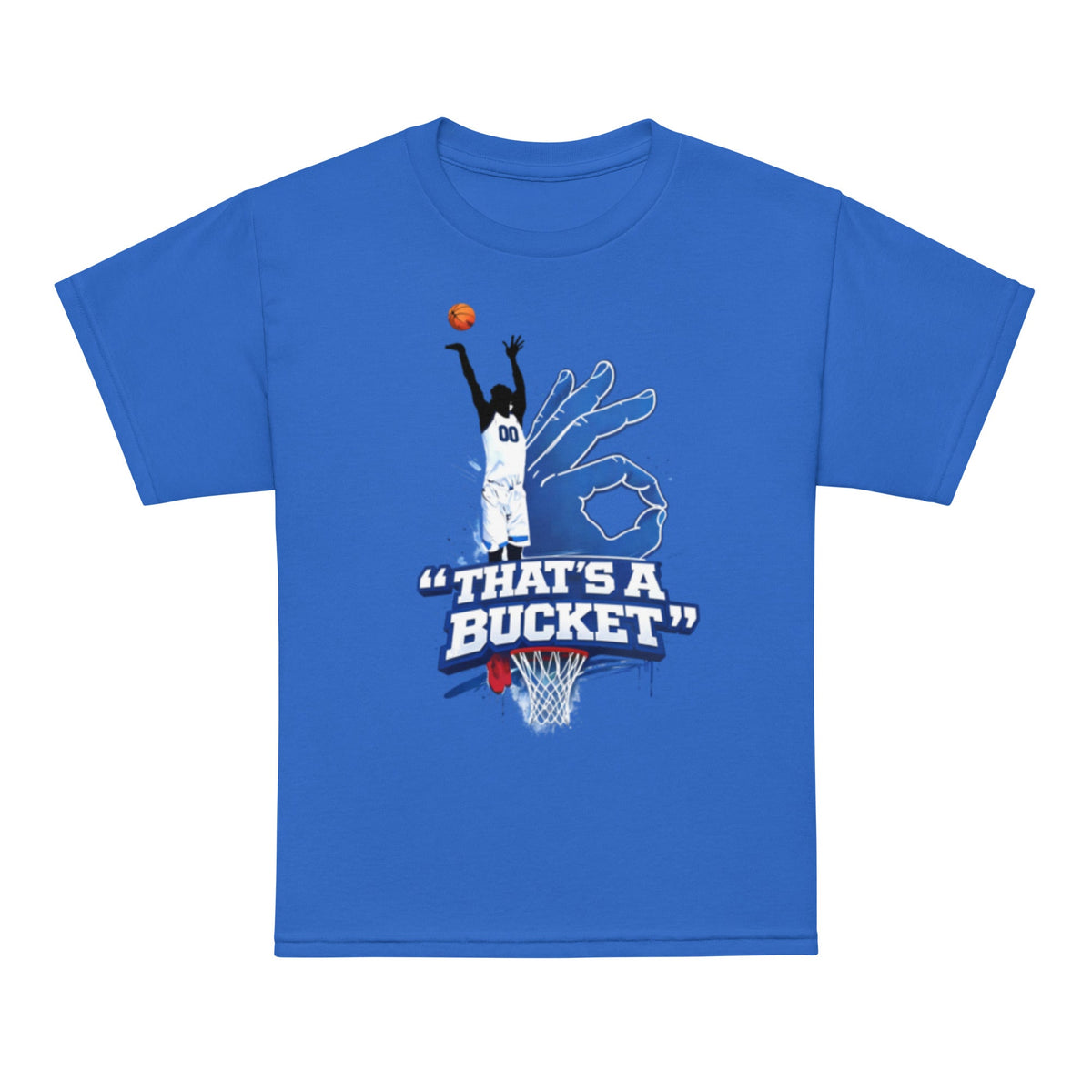 AllUKBall That’s A Bucket Youth T-Shirt | Active Shot Graphic | Performance - Bluegrass Elite Apparel LLC