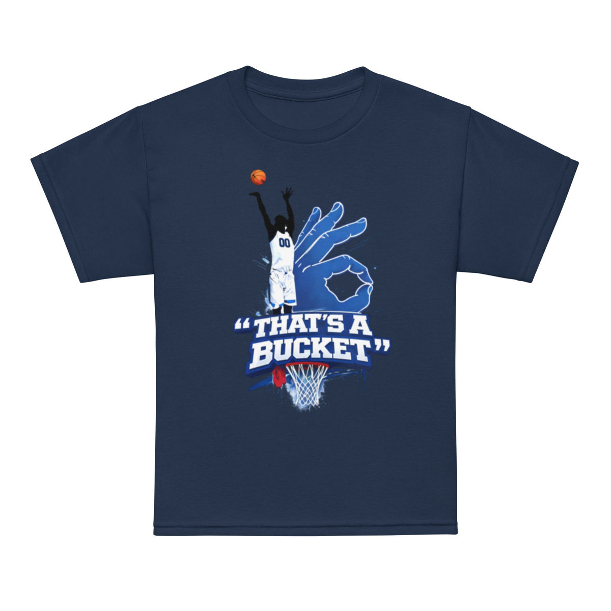 AllUKBall That’s A Bucket Youth T-Shirt | Active Shot Graphic | Performance - Bluegrass Elite Apparel LLC