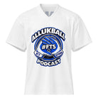 ALLUKBALL White Script Ball Mesh Jersey | Athletic Game Day Design - Bluegrass Elite Apparel LLC