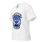 ALLUKBALL White Script Ball Mesh Jersey | Athletic Game Day Design - Bluegrass Elite Apparel LLC
