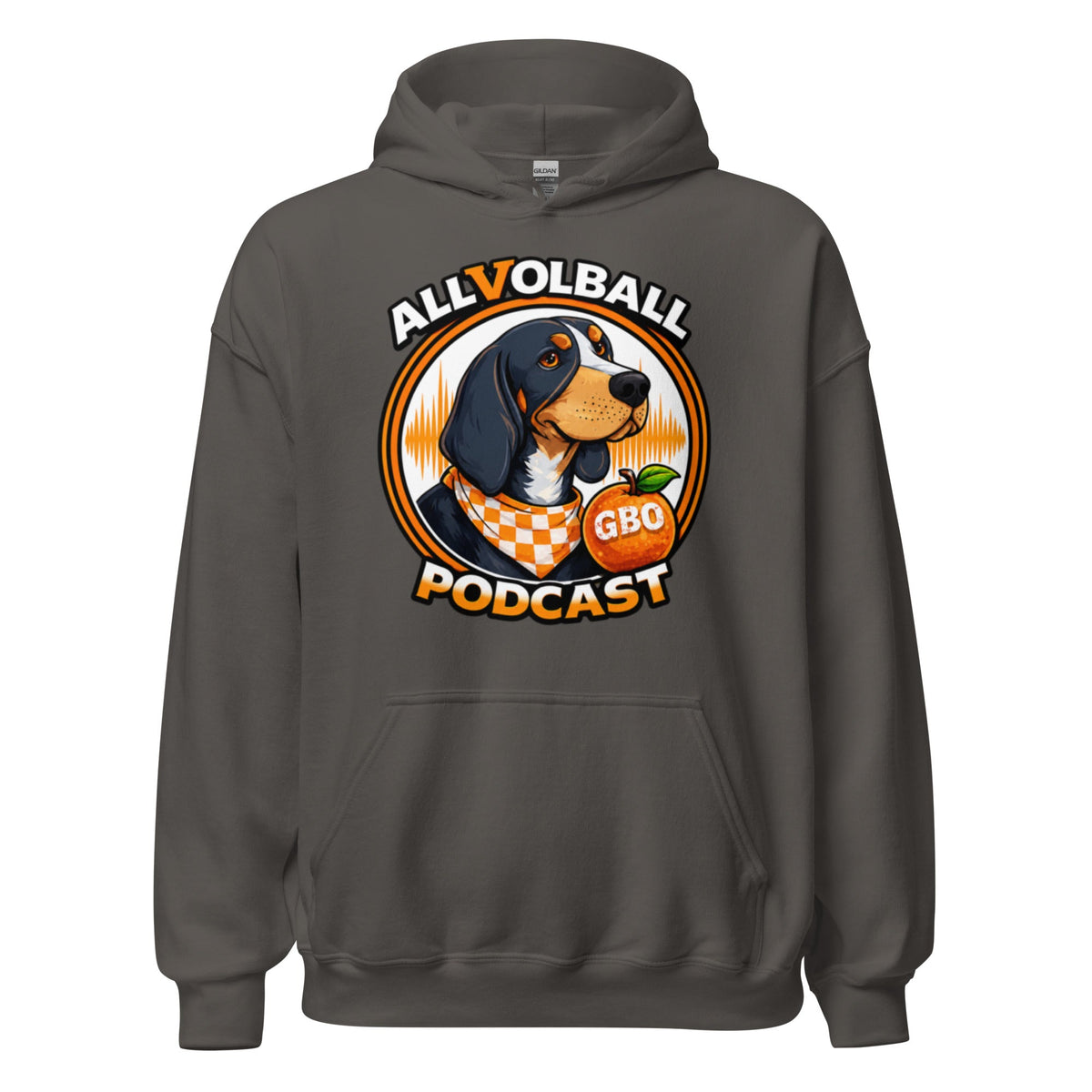 ALLVOLBALL Podcast Hound Hoodie | Heavy Blend Unisex Hoodie - Bluegrass Elite Apparel LLC