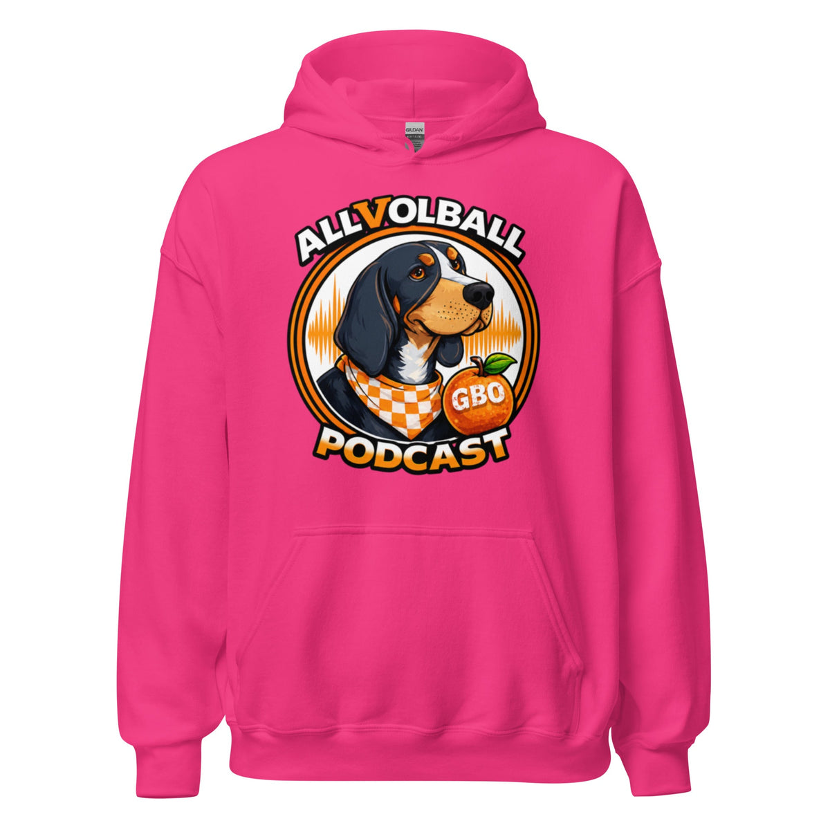 ALLVOLBALL Podcast Hound Hoodie | Heavy Blend Unisex Hoodie - Bluegrass Elite Apparel LLC