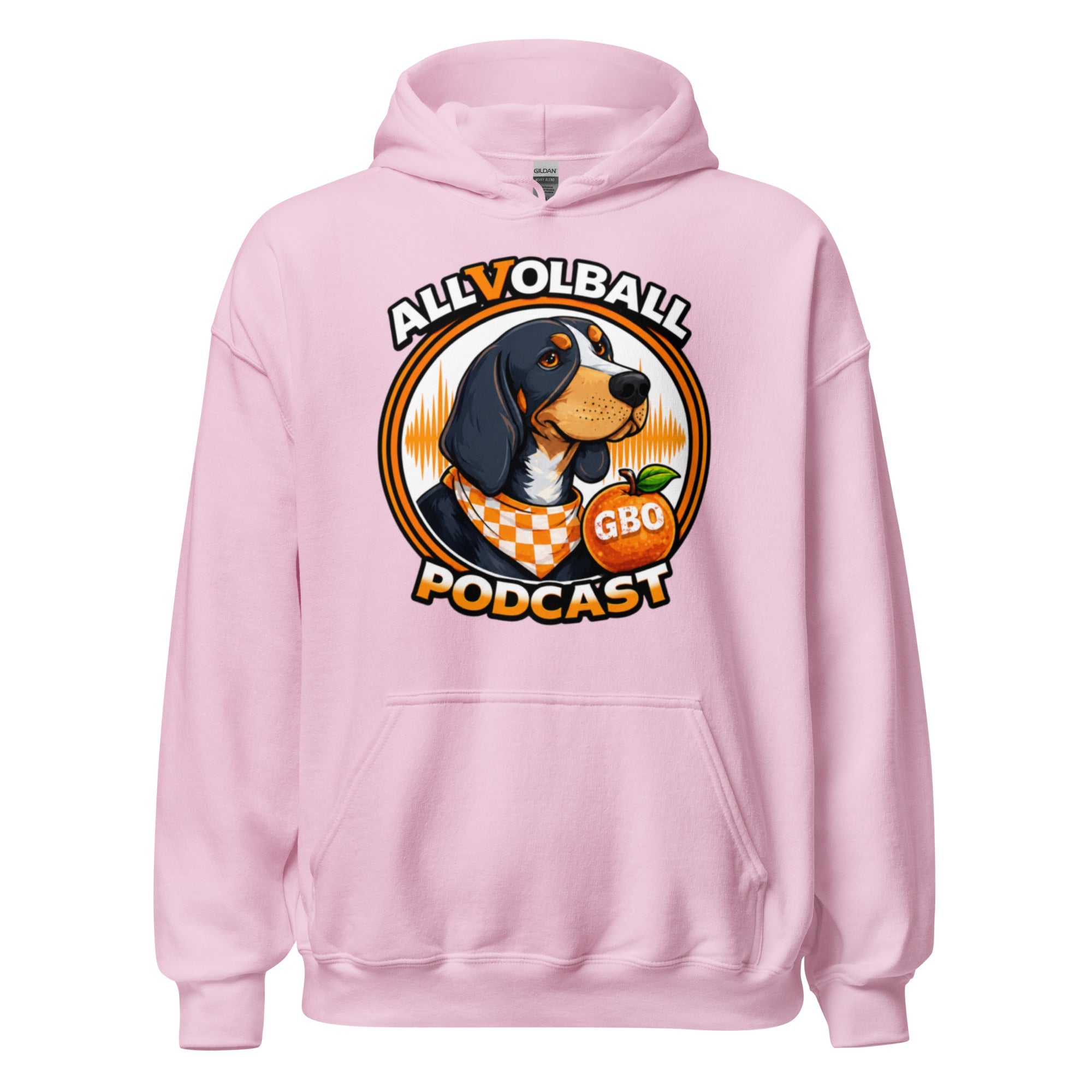 ALLVOLBALL Podcast Hound Hoodie | Heavy Blend Unisex Hoodie - Bluegrass Elite Apparel LLC