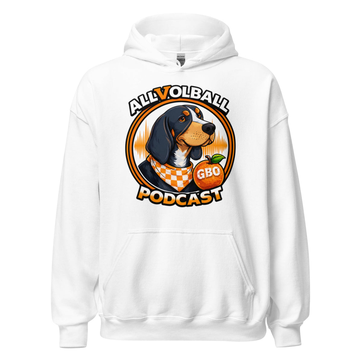 ALLVOLBALL Podcast Hound Hoodie | Heavy Blend Unisex Hoodie - Bluegrass Elite Apparel LLC