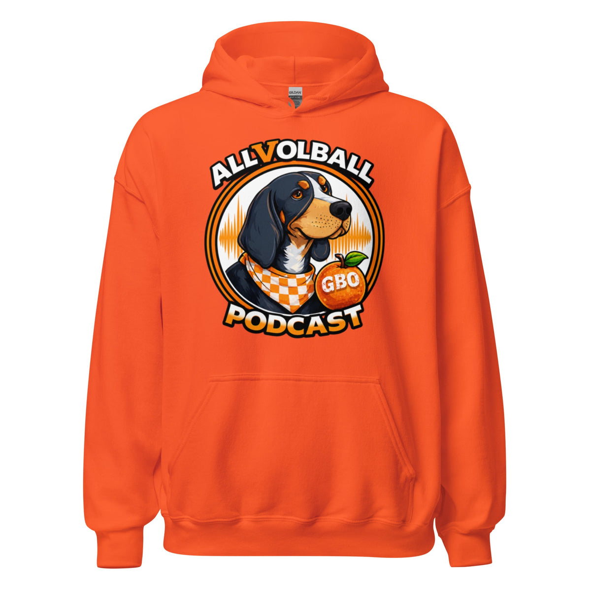 ALLVOLBALL Podcast Hound Hoodie | Heavy Blend Unisex Hoodie - Bluegrass Elite Apparel LLC