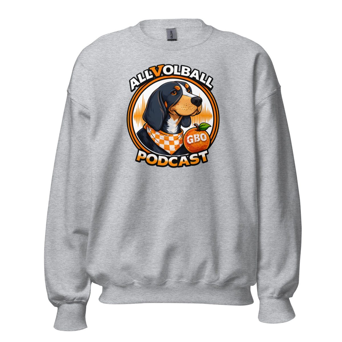 ALLVOLBALL Podcast Hound Sweatshirt | Classic Unisex Crewneck - Bluegrass Elite Apparel LLC