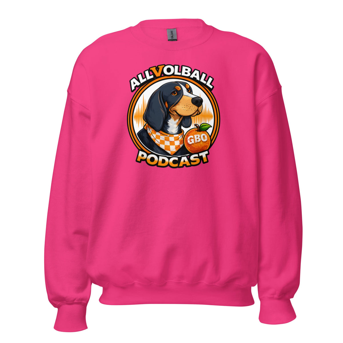 ALLVOLBALL Podcast Hound Sweatshirt | Classic Unisex Crewneck - Bluegrass Elite Apparel LLC