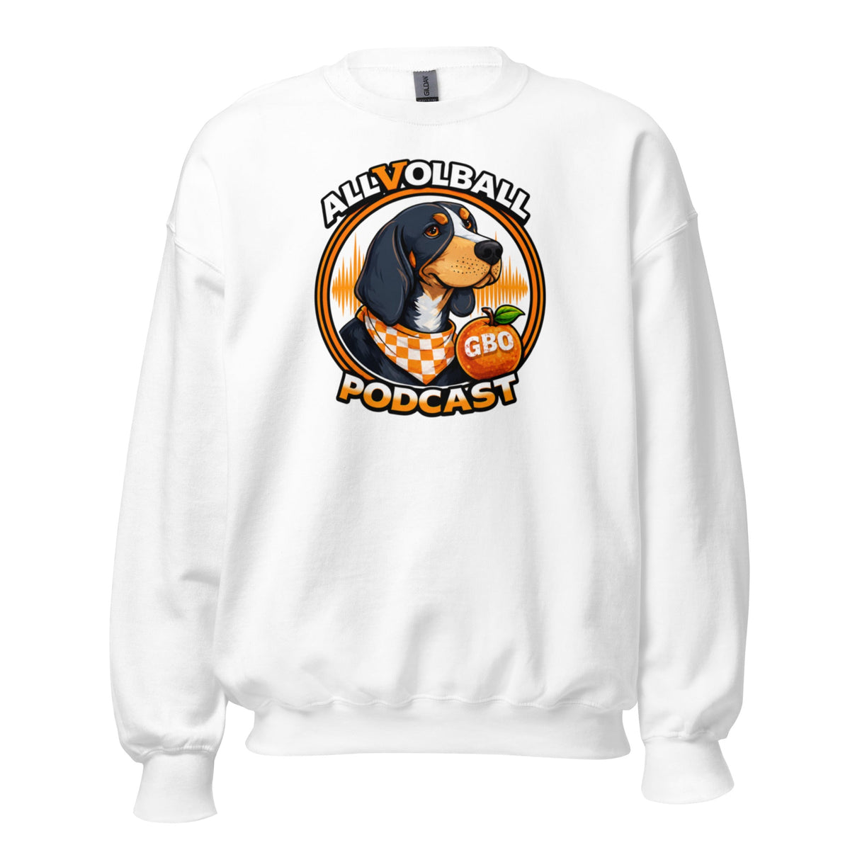 ALLVOLBALL Podcast Hound Sweatshirt | Classic Unisex Crewneck - Bluegrass Elite Apparel LLC
