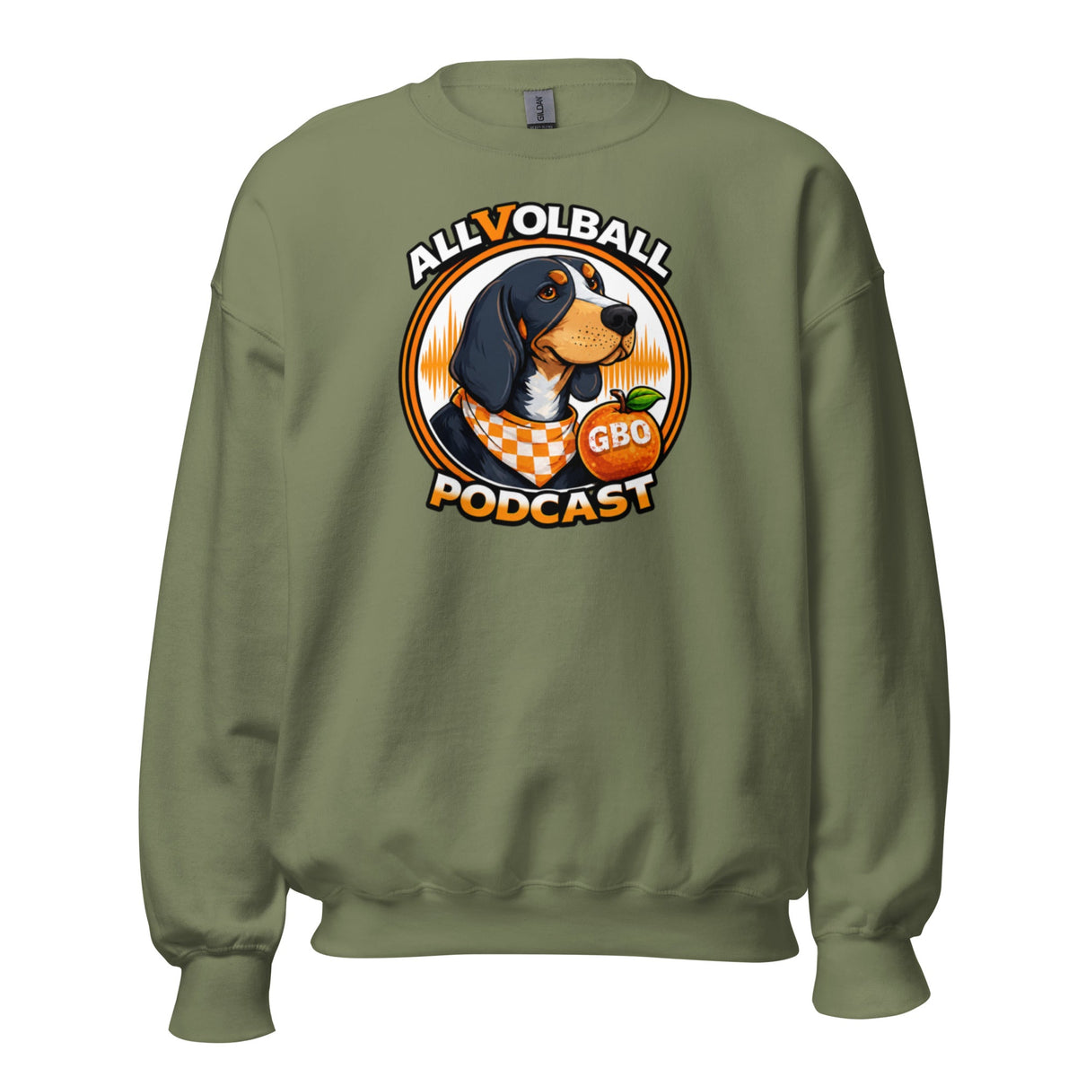 ALLVOLBALL Podcast Hound Sweatshirt | Classic Unisex Crewneck - Bluegrass Elite Apparel LLC