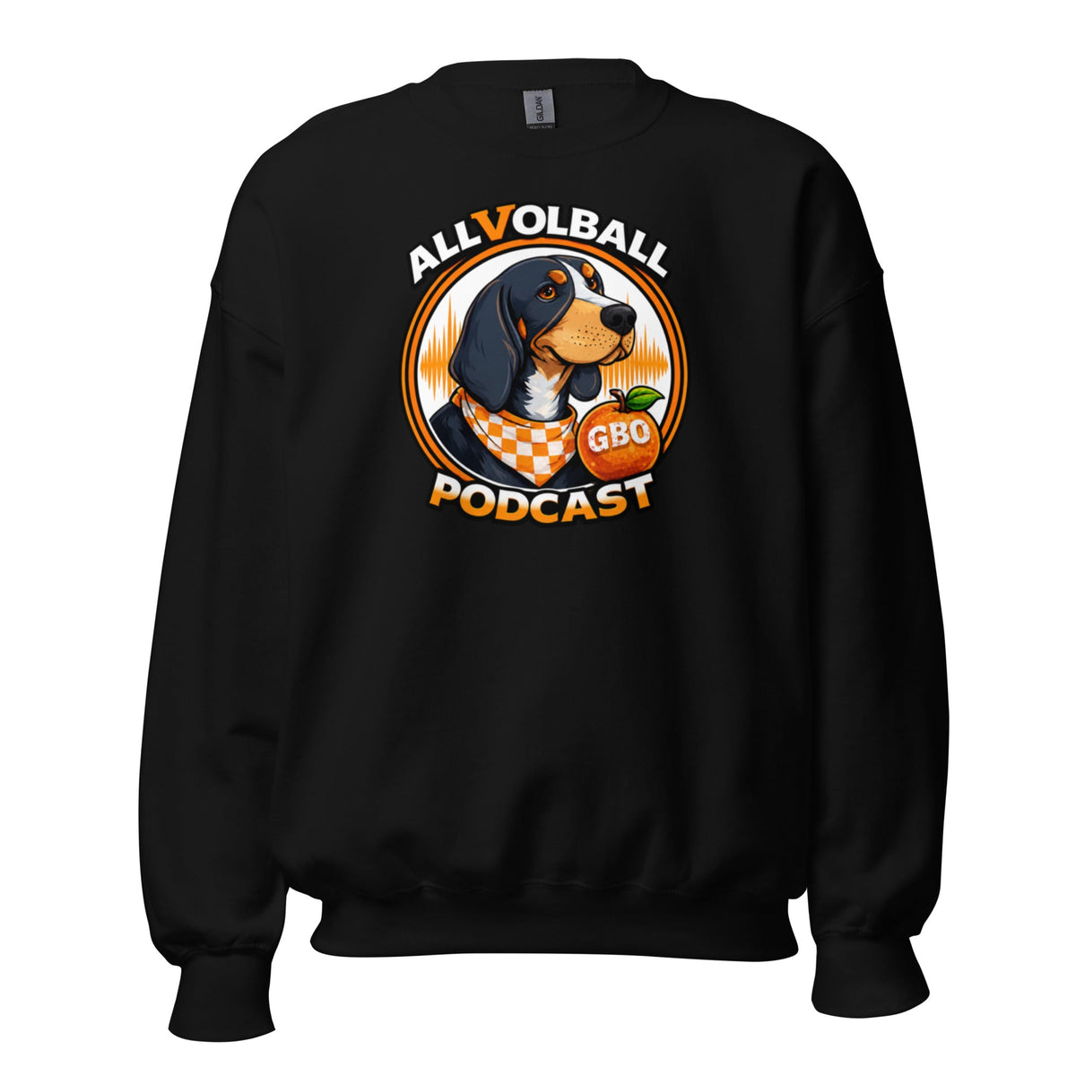 ALLVOLBALL Podcast Hound Sweatshirt | Classic Unisex Crewneck - Bluegrass Elite Apparel LLC