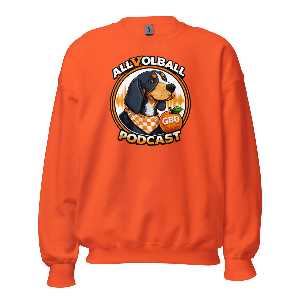 ALLVOLBALL Podcast Hound Sweatshirt | Classic Unisex Crewneck - Bluegrass Elite Apparel LLC