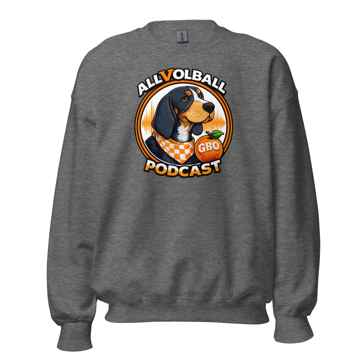 ALLVOLBALL Podcast Hound Sweatshirt | Classic Unisex Crewneck - Bluegrass Elite Apparel LLC
