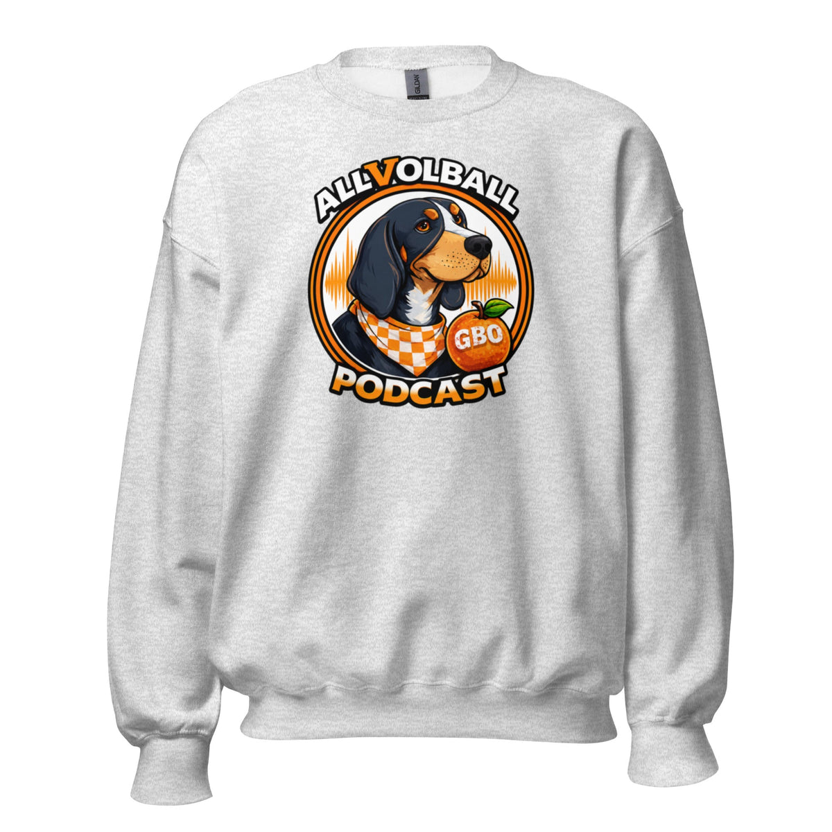 ALLVOLBALL Podcast Hound Sweatshirt | Classic Unisex Crewneck - Bluegrass Elite Apparel LLC