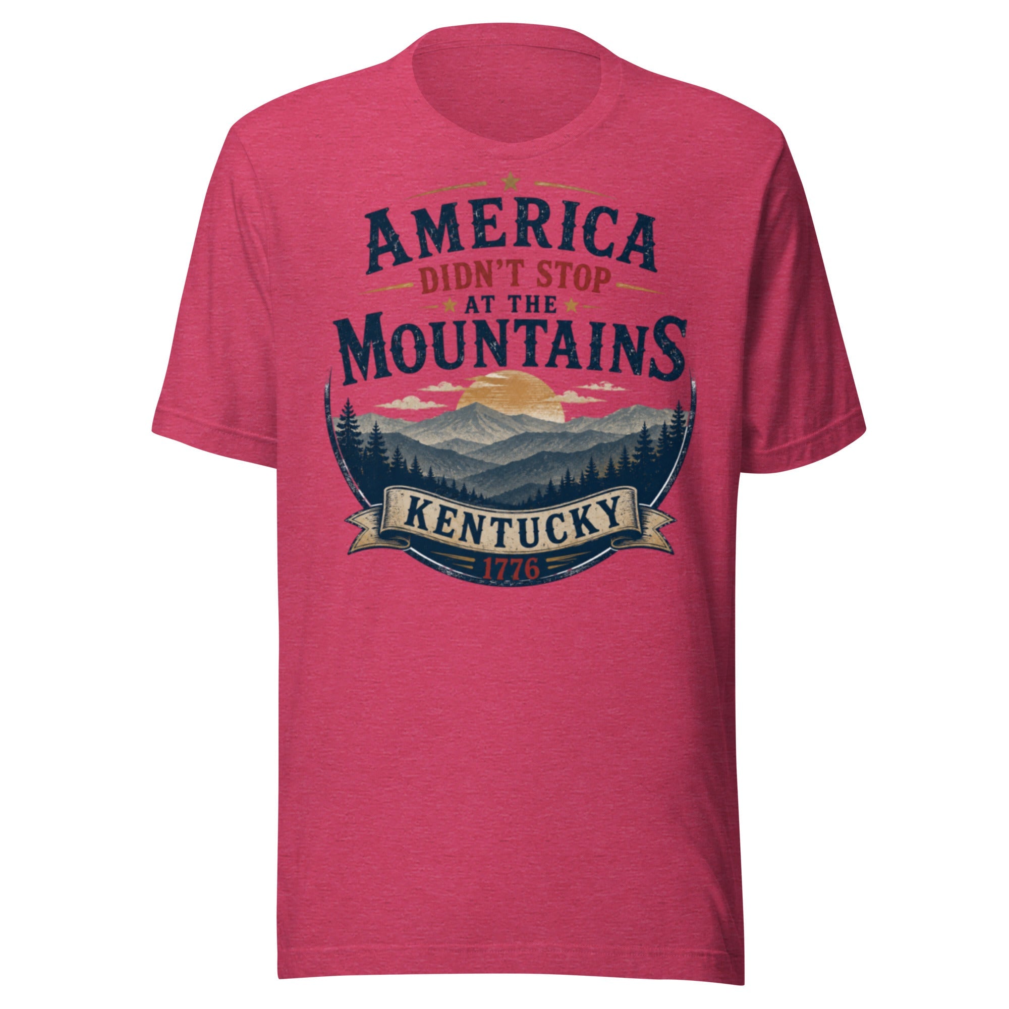 America Didn't Stop at the Mountains T-Shirt | Appalachian Ridge Heritage Design | Classic - Bluegrass Elite Apparel LLC