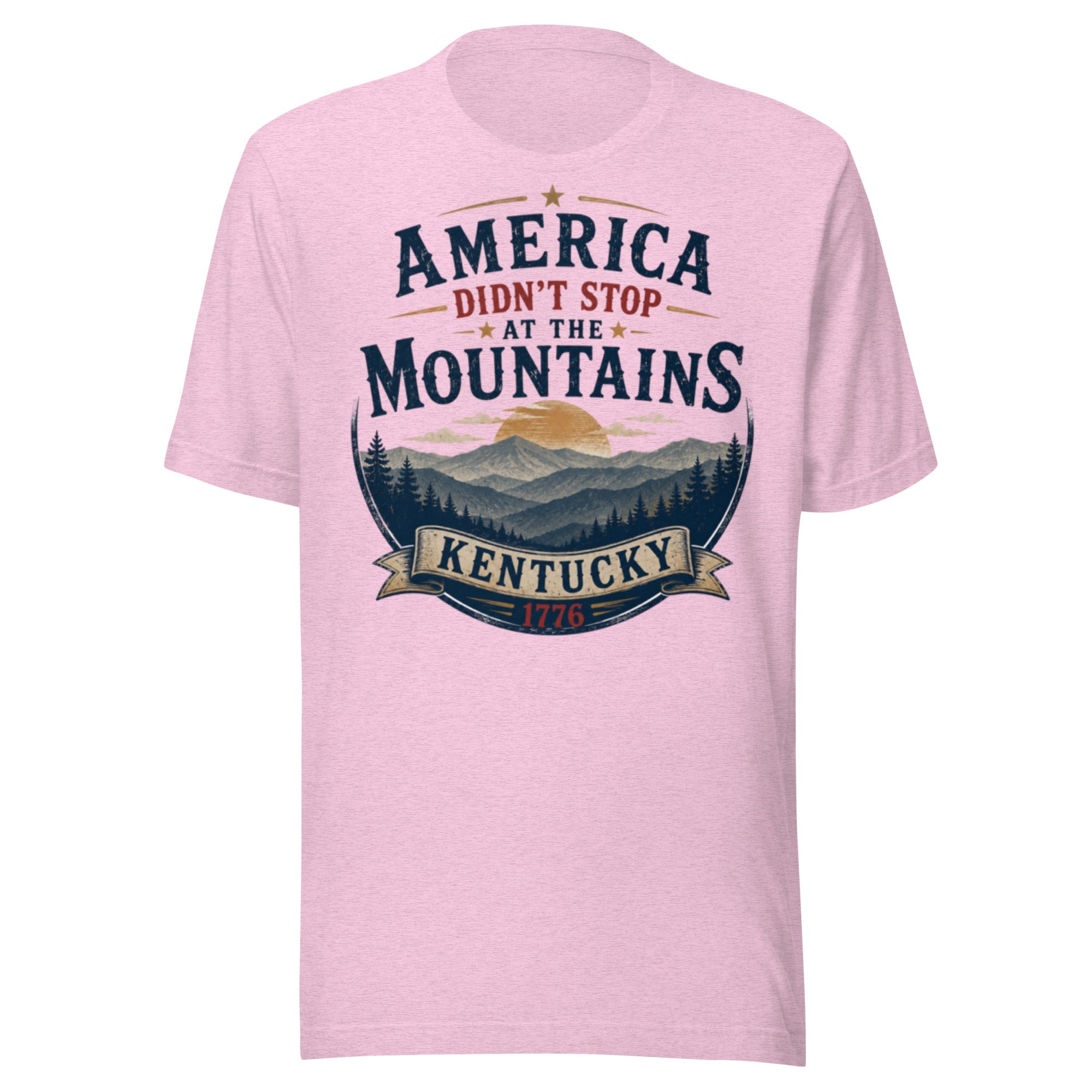 America Didn't Stop at the Mountains T-Shirt | Appalachian Ridge Heritage Design | Classic - Bluegrass Elite Apparel LLC
