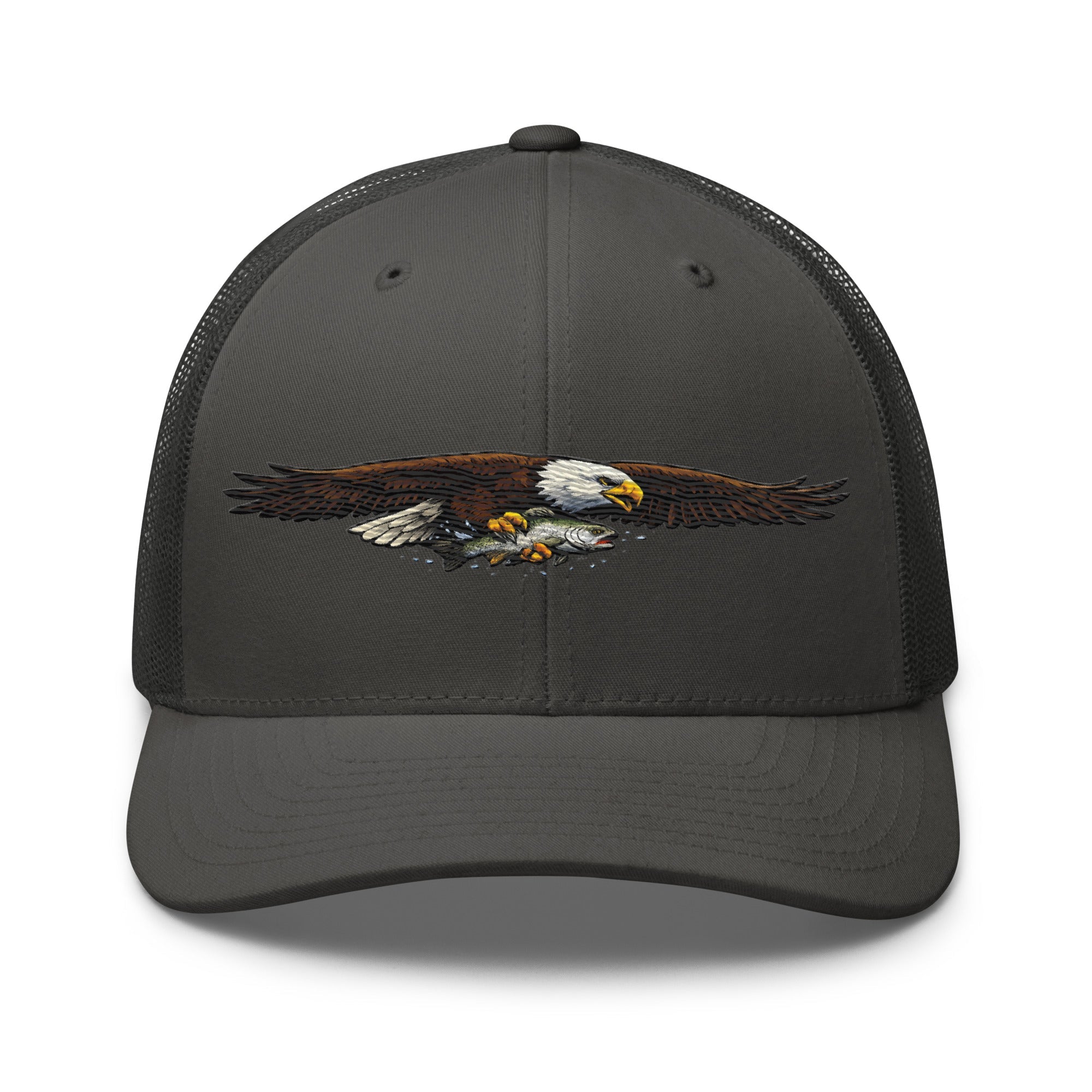 American Eagle Trucker Hat | Patriotic Outdoor Cap | Yupoong 6606 - Bluegrass Elite Apparel LLC