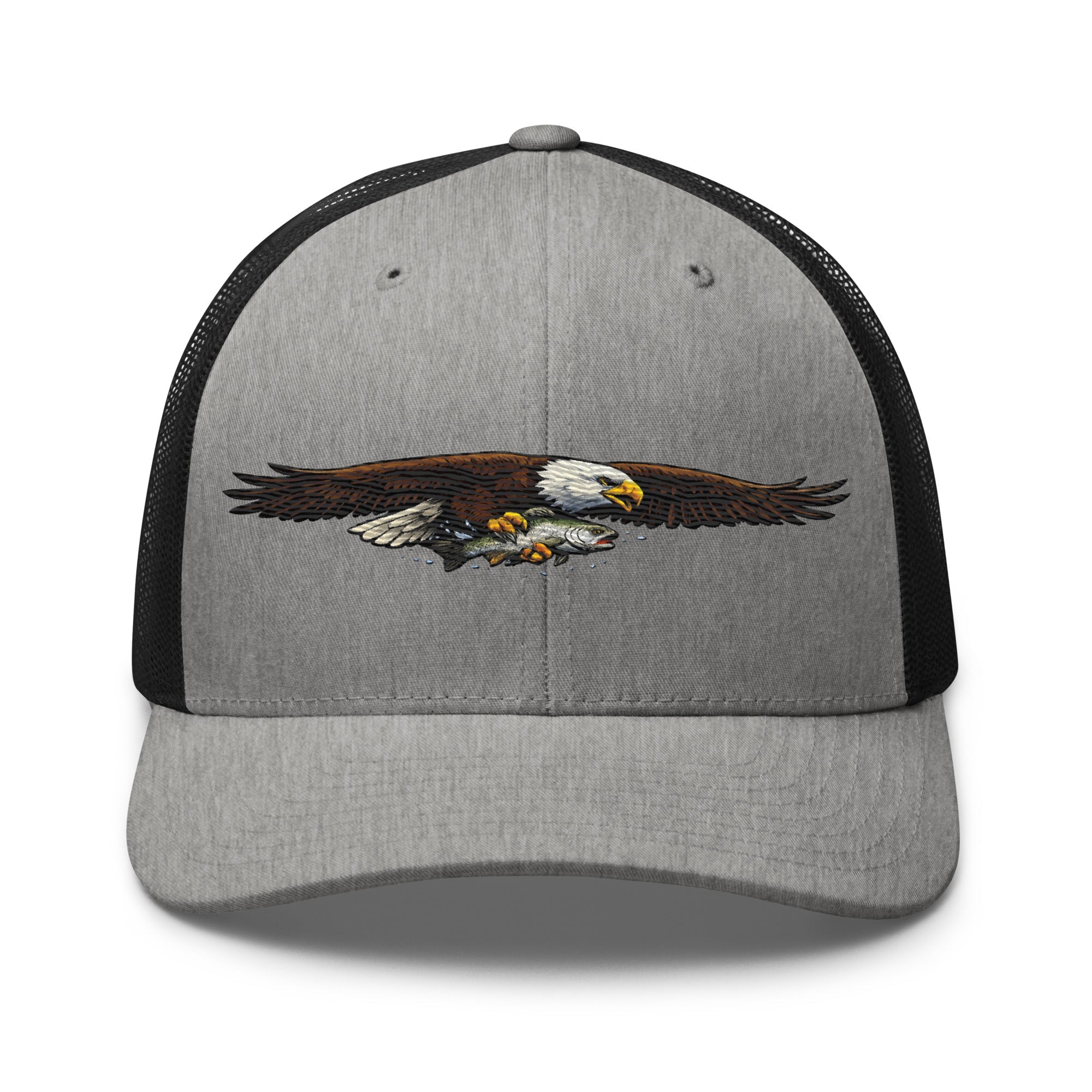 American Eagle Trucker Hat | Patriotic Outdoor Cap | Yupoong 6606 - Bluegrass Elite Apparel LLC
