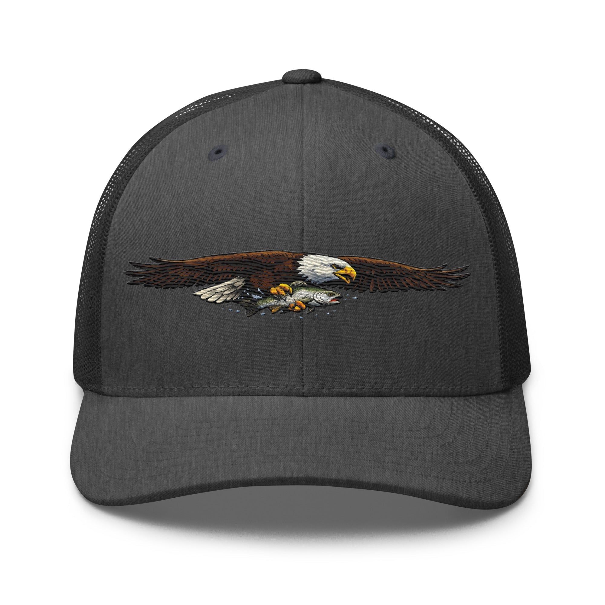 American Eagle Trucker Hat | Patriotic Outdoor Cap | Yupoong 6606 - Bluegrass Elite Apparel LLC