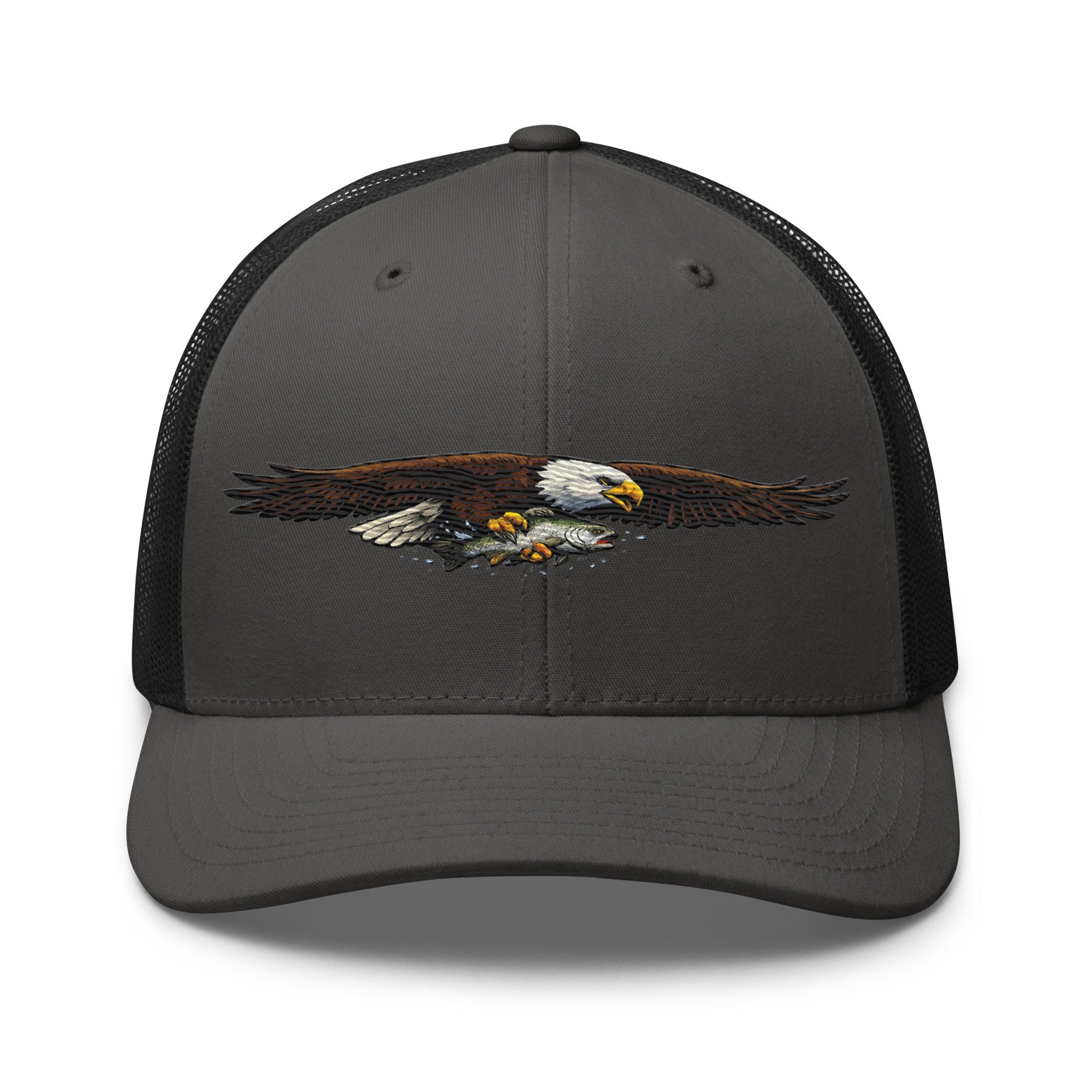 American Eagle Trucker Hat | Patriotic Outdoor Cap | Yupoong 6606 - Bluegrass Elite Apparel LLC