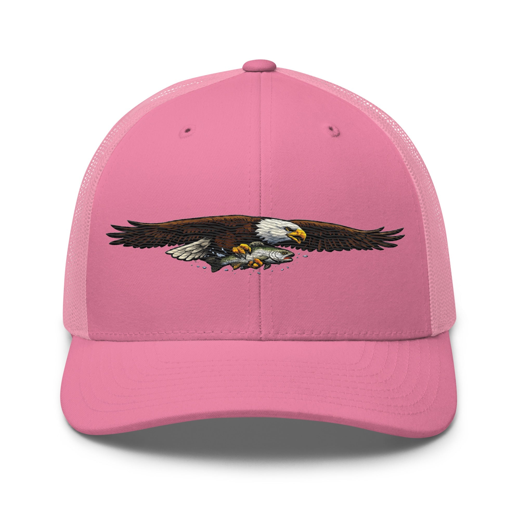 American Eagle Trucker Hat | Patriotic Outdoor Cap | Yupoong 6606 - Bluegrass Elite Apparel LLC