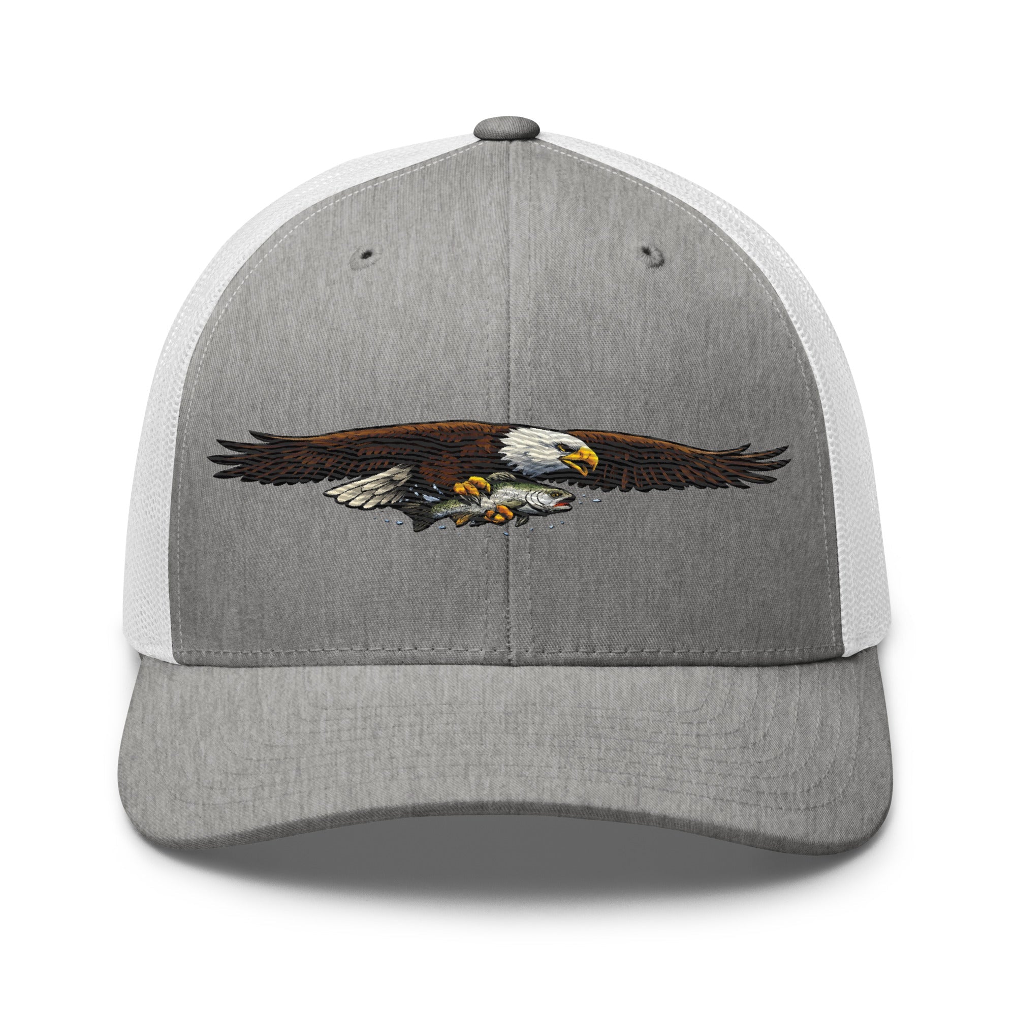American Eagle Trucker Hat | Patriotic Outdoor Cap | Yupoong 6606 - Bluegrass Elite Apparel LLC