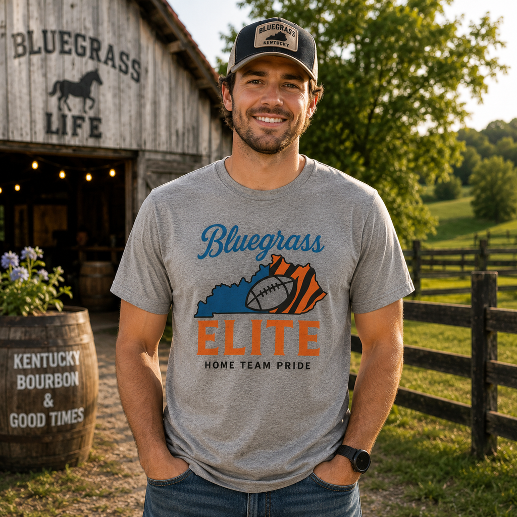 Bluegrass Elite Hometown Pride T-Shirt | Kentucky Culture & Community | Premium Tri-Blend