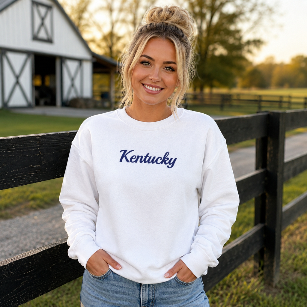 Kentucky Unisex Garment-Dyed Sweatshirt | Vintage Soft Heavyweight Fleece