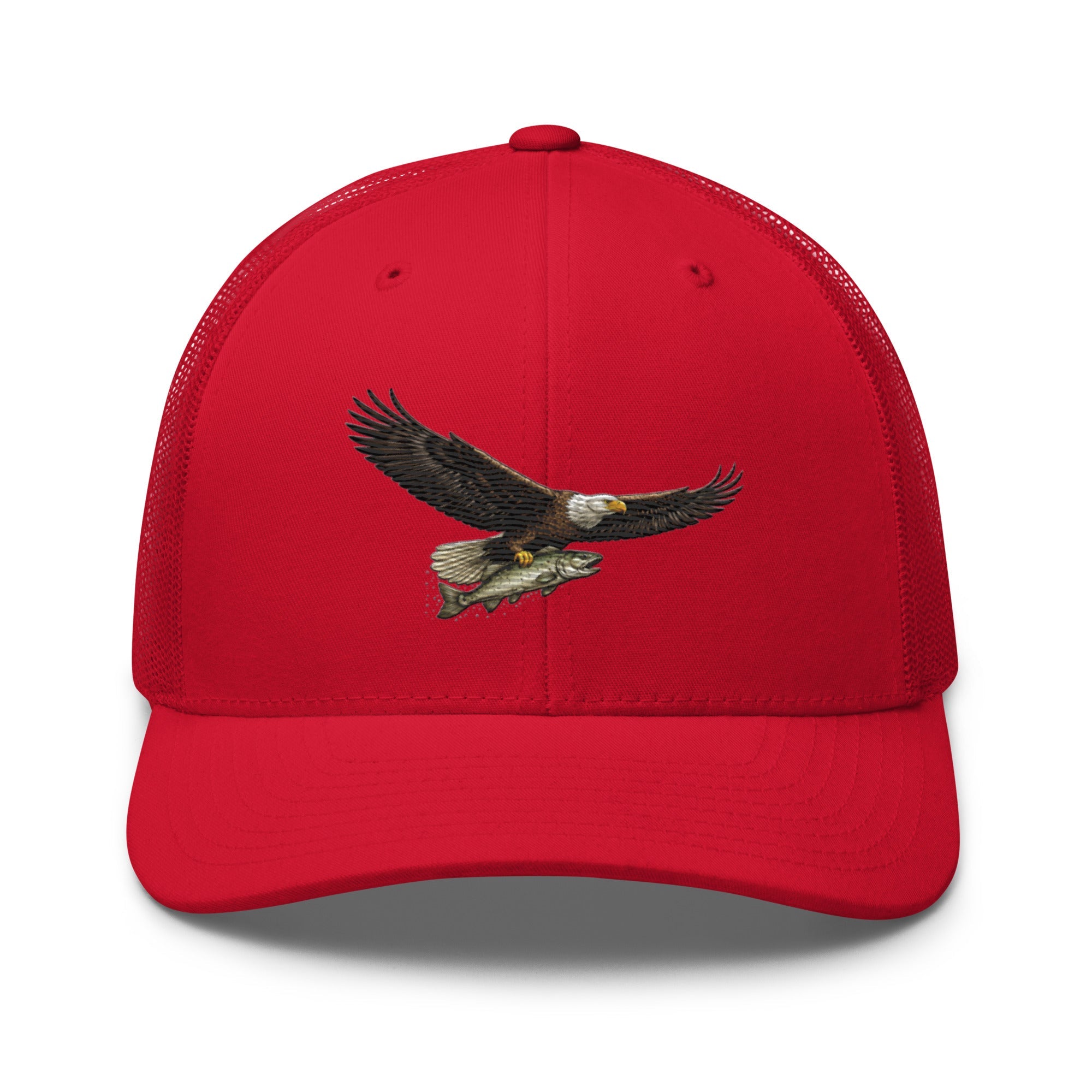 Bald Eagle Catch Trucker Hat | American River Predator Design - Bluegrass Elite Apparel LLC