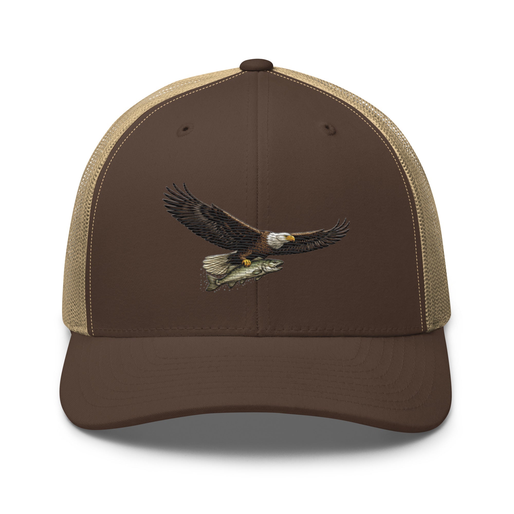 Bald Eagle Catch Trucker Hat | American River Predator Design - Bluegrass Elite Apparel LLC