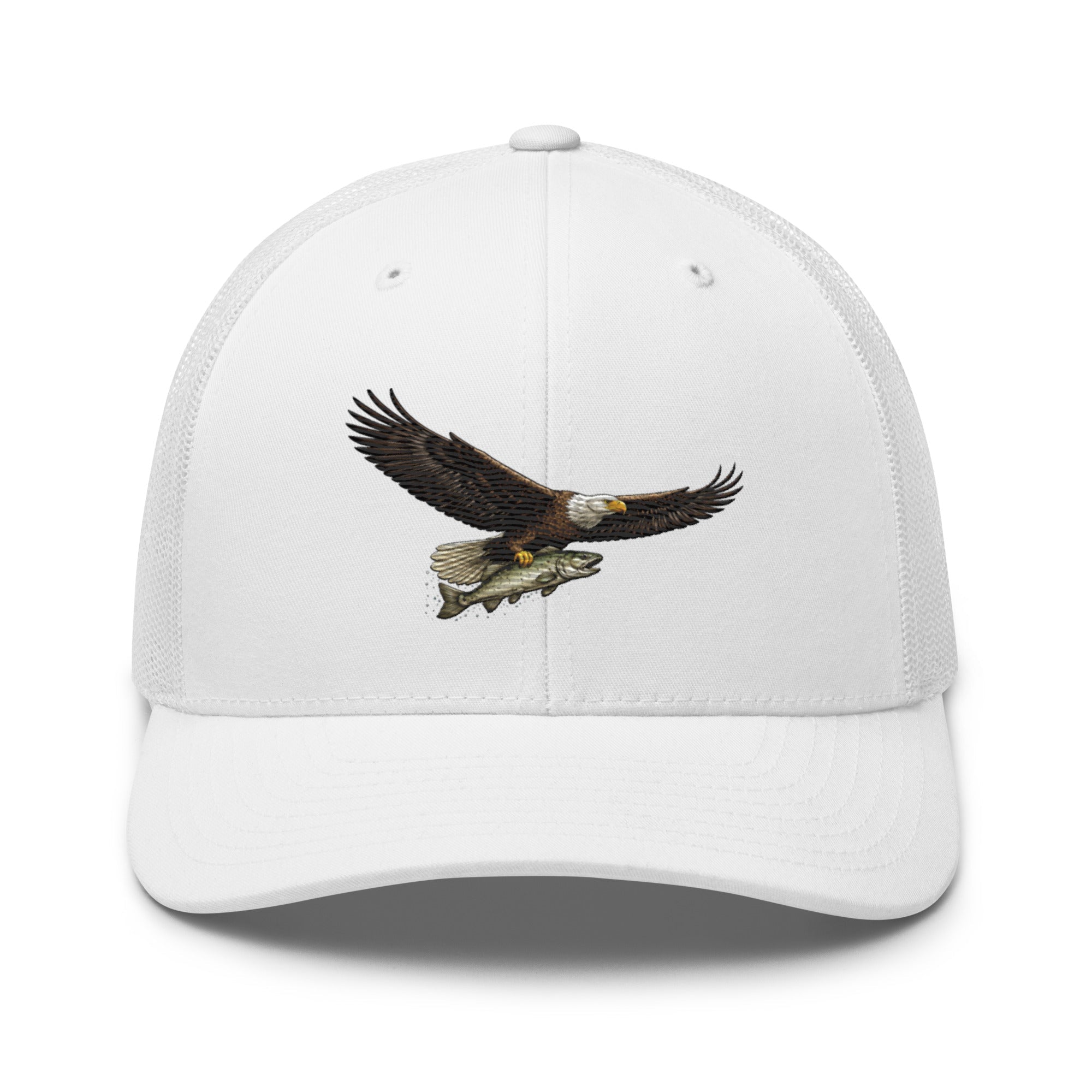 Bald Eagle Catch Trucker Hat | American River Predator Design - Bluegrass Elite Apparel LLC