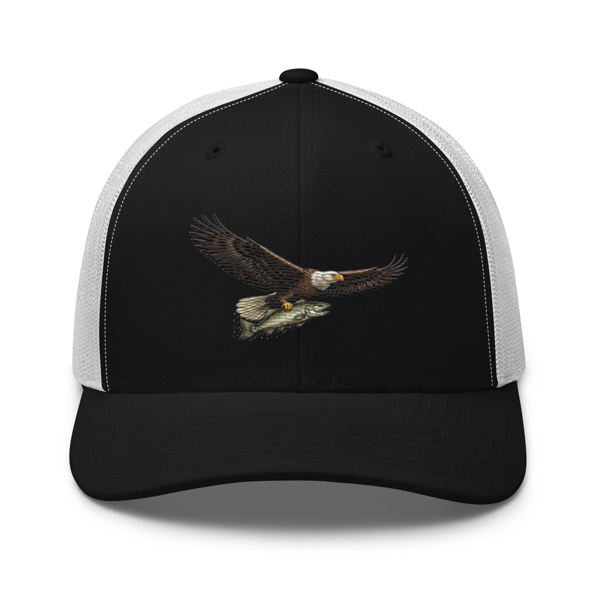 Bald Eagle Catch Trucker Hat | American River Predator Design - Bluegrass Elite Apparel LLC