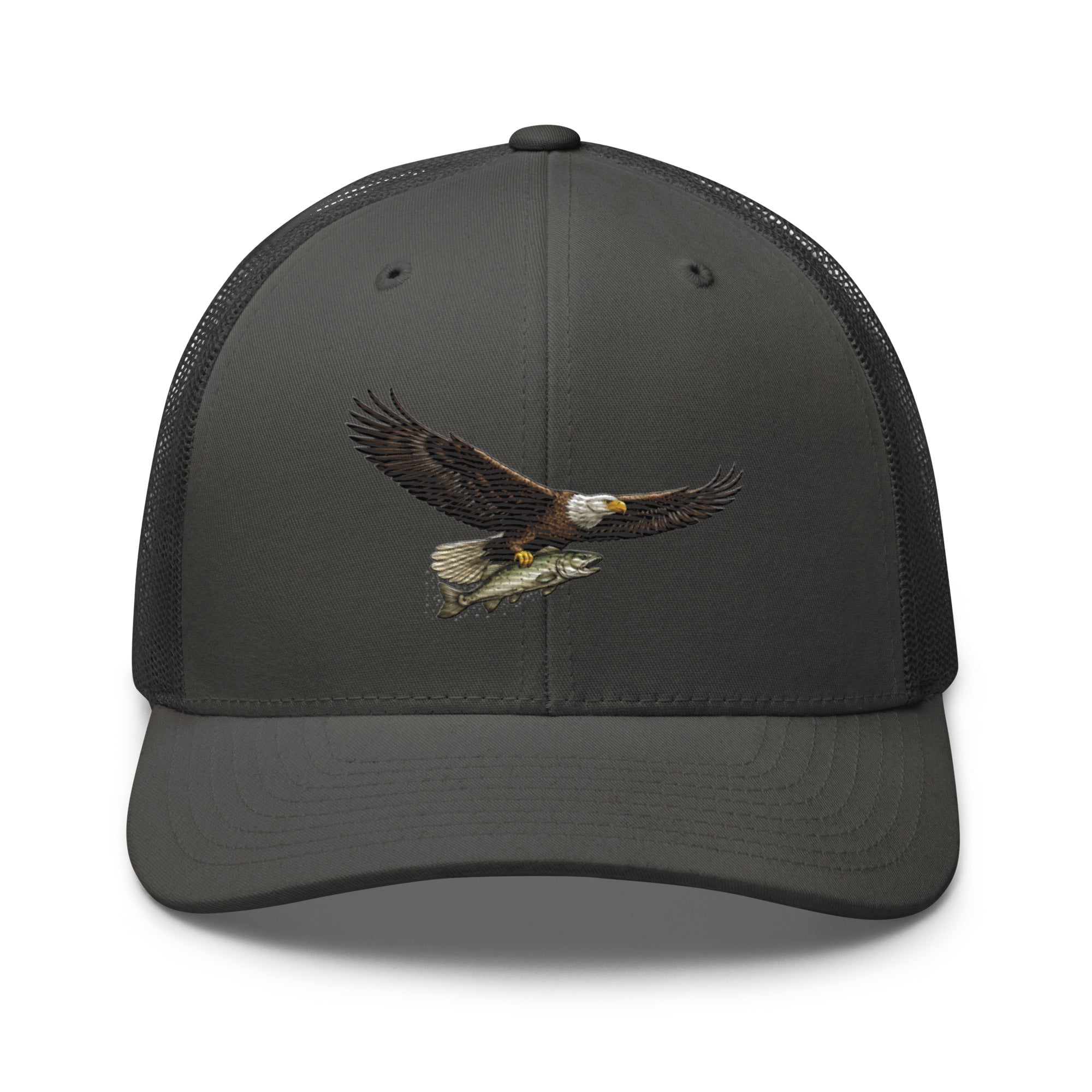 Bald Eagle Catch Trucker Hat | American River Predator Design - Bluegrass Elite Apparel LLC