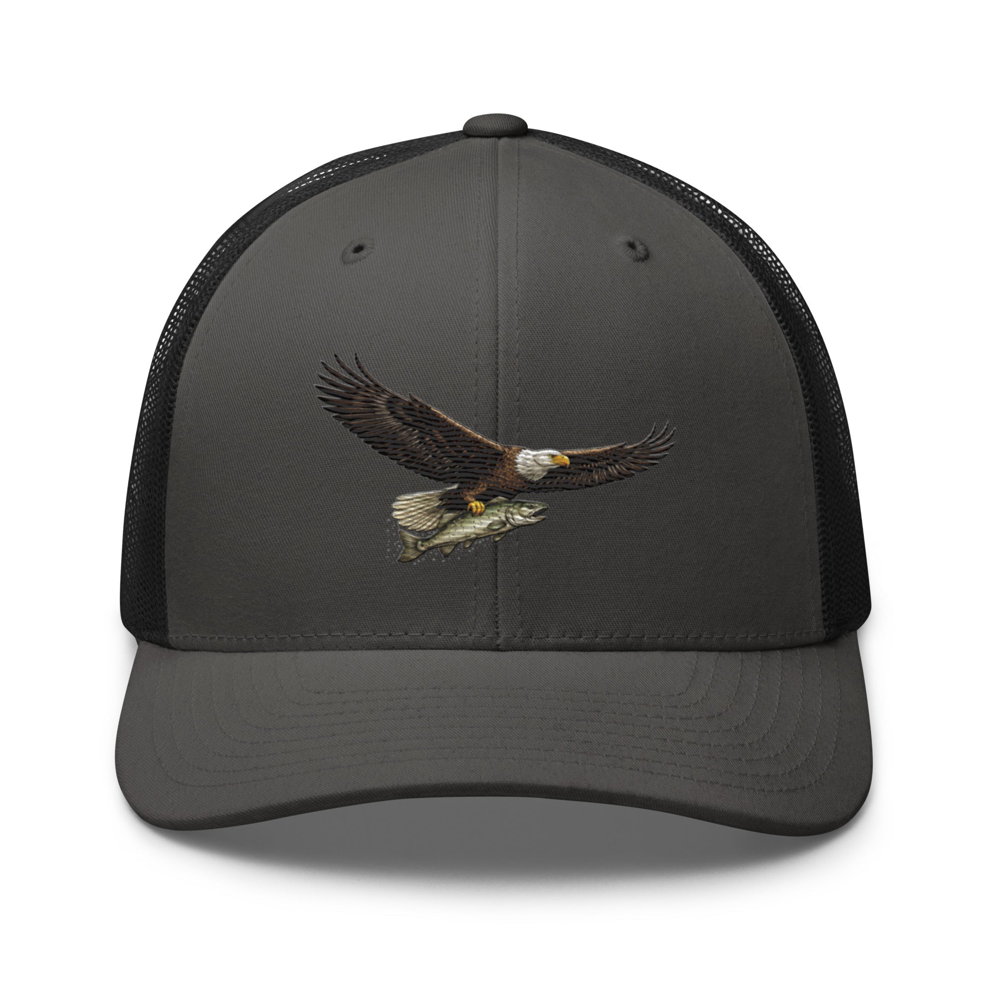 Bald Eagle Catch Trucker Hat | American River Predator Design - Bluegrass Elite Apparel LLC