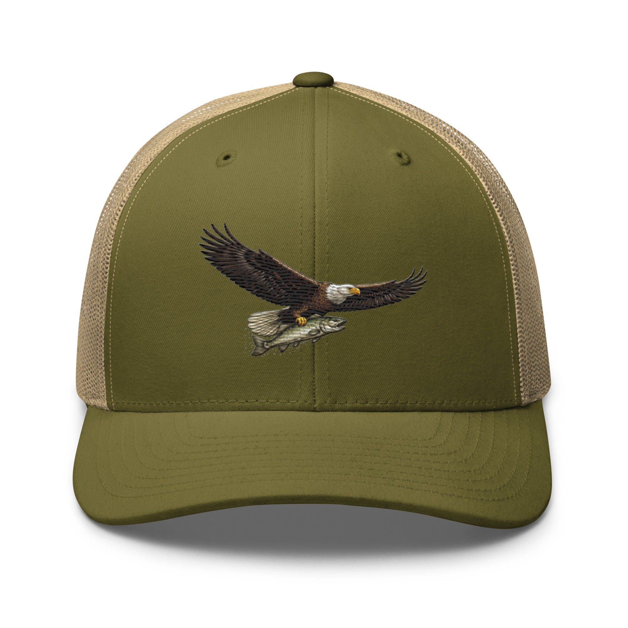 Bald Eagle Catch Trucker Hat | American River Predator Design - Bluegrass Elite Apparel LLC