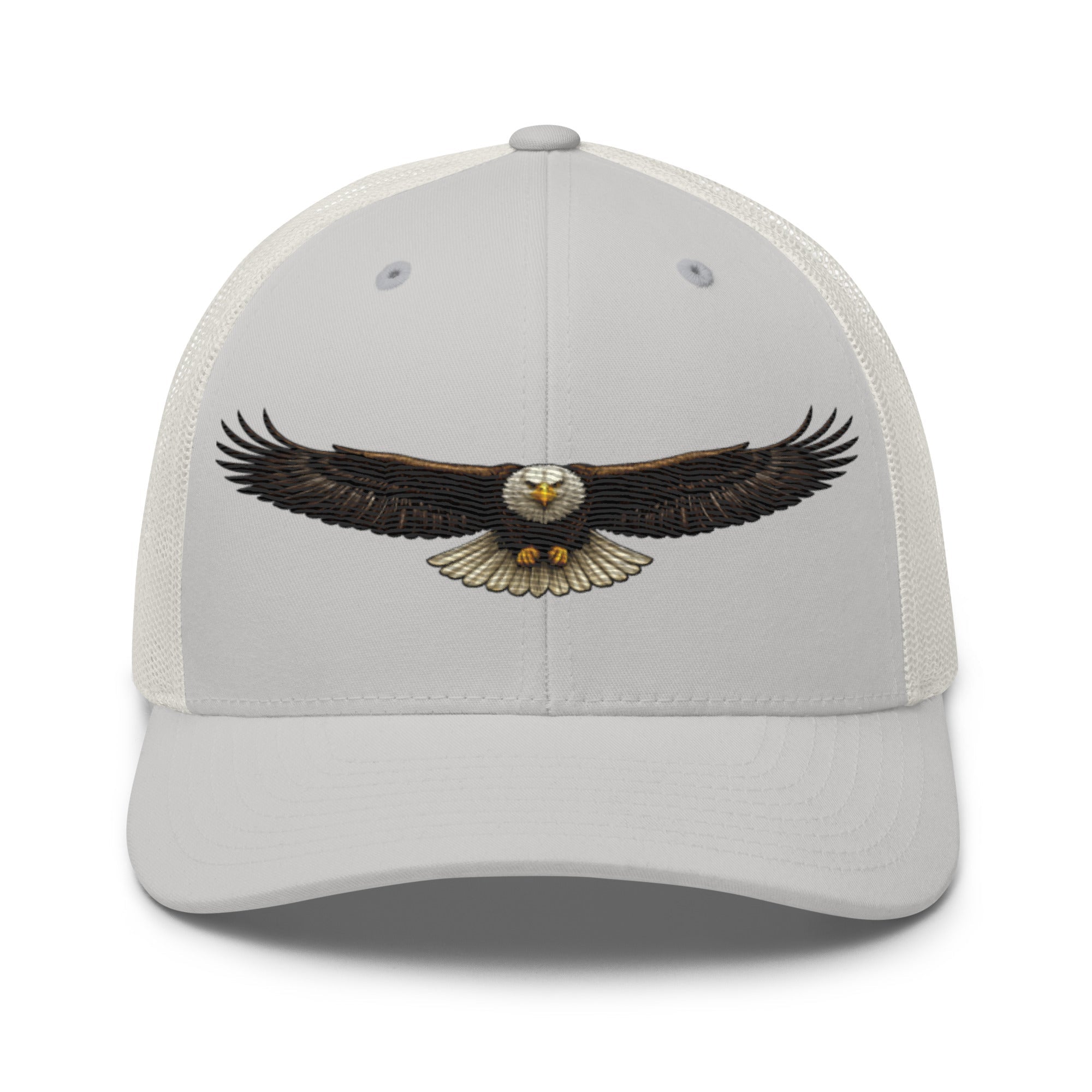 Bald Eagle Head - On Flight Trucker Hat | American Wildlife Heritage Design - Bluegrass Elite Apparel LLC
