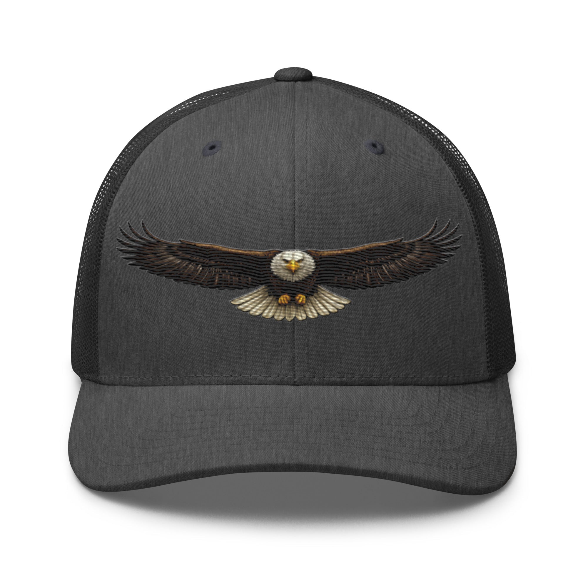 Bald Eagle Head - On Flight Trucker Hat | American Wildlife Heritage Design - Bluegrass Elite Apparel LLC