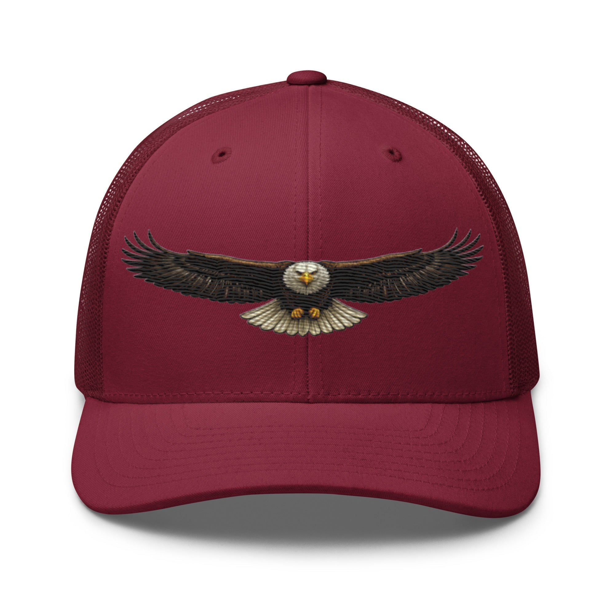 Bald Eagle Head - On Flight Trucker Hat | American Wildlife Heritage Design - Bluegrass Elite Apparel LLC