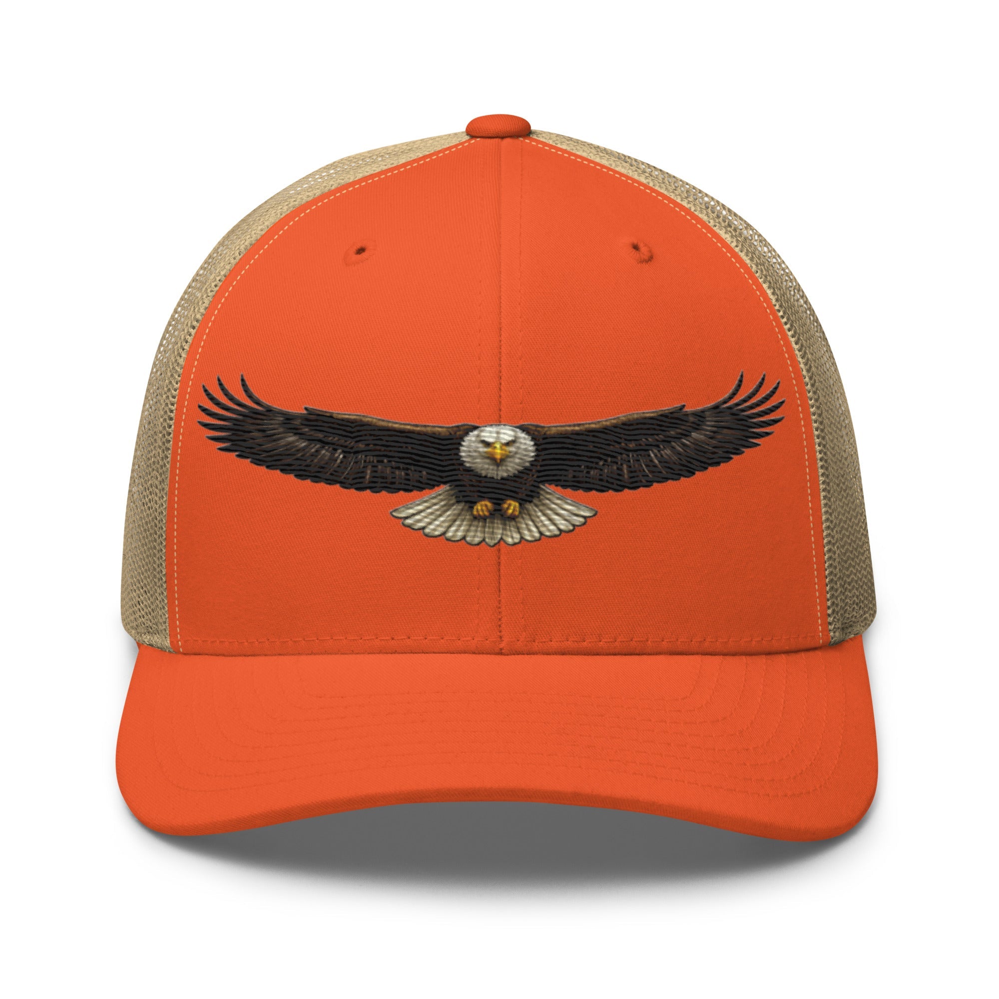 Bald Eagle Head - On Flight Trucker Hat | American Wildlife Heritage Design - Bluegrass Elite Apparel LLC