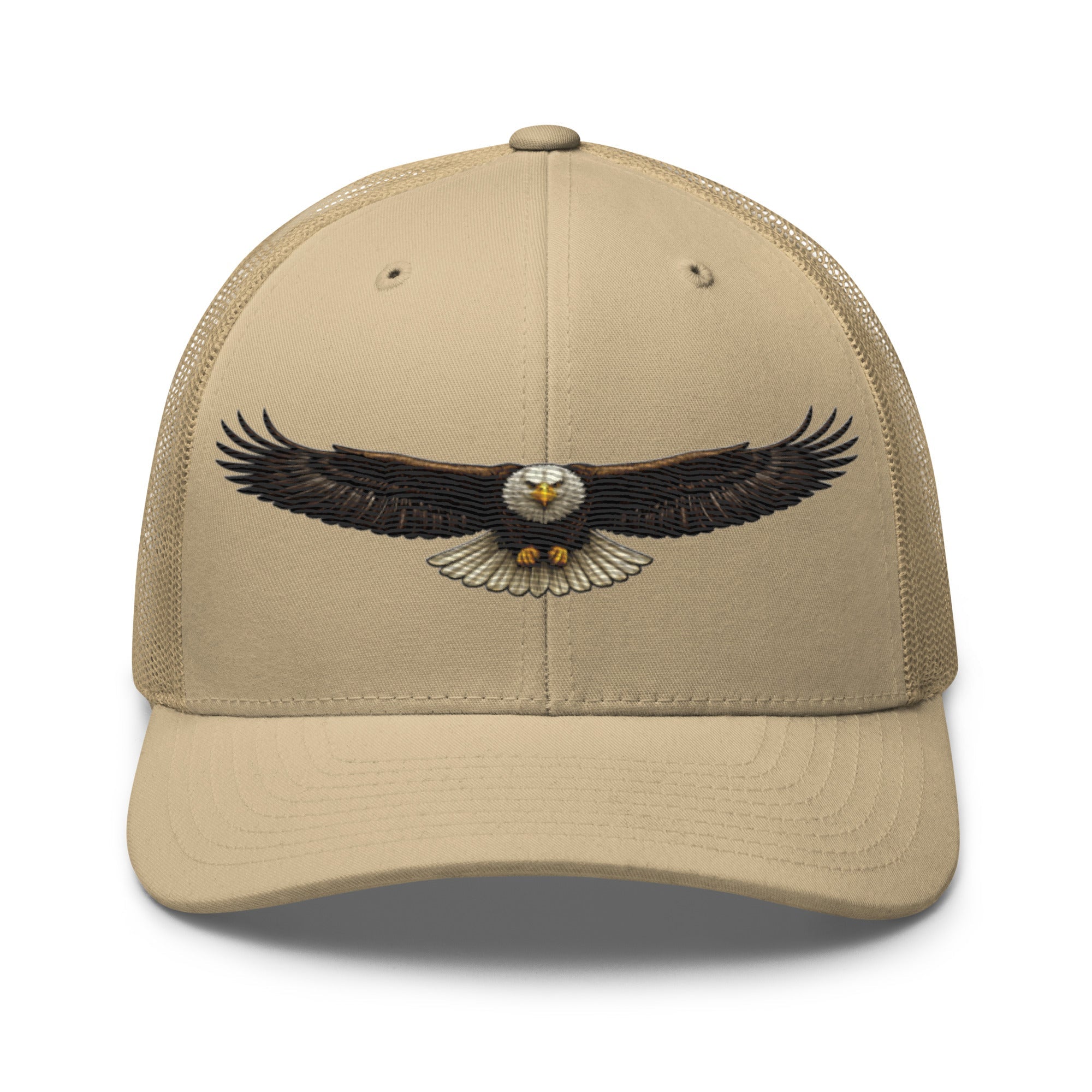 Bald Eagle Head - On Flight Trucker Hat | American Wildlife Heritage Design - Bluegrass Elite Apparel LLC