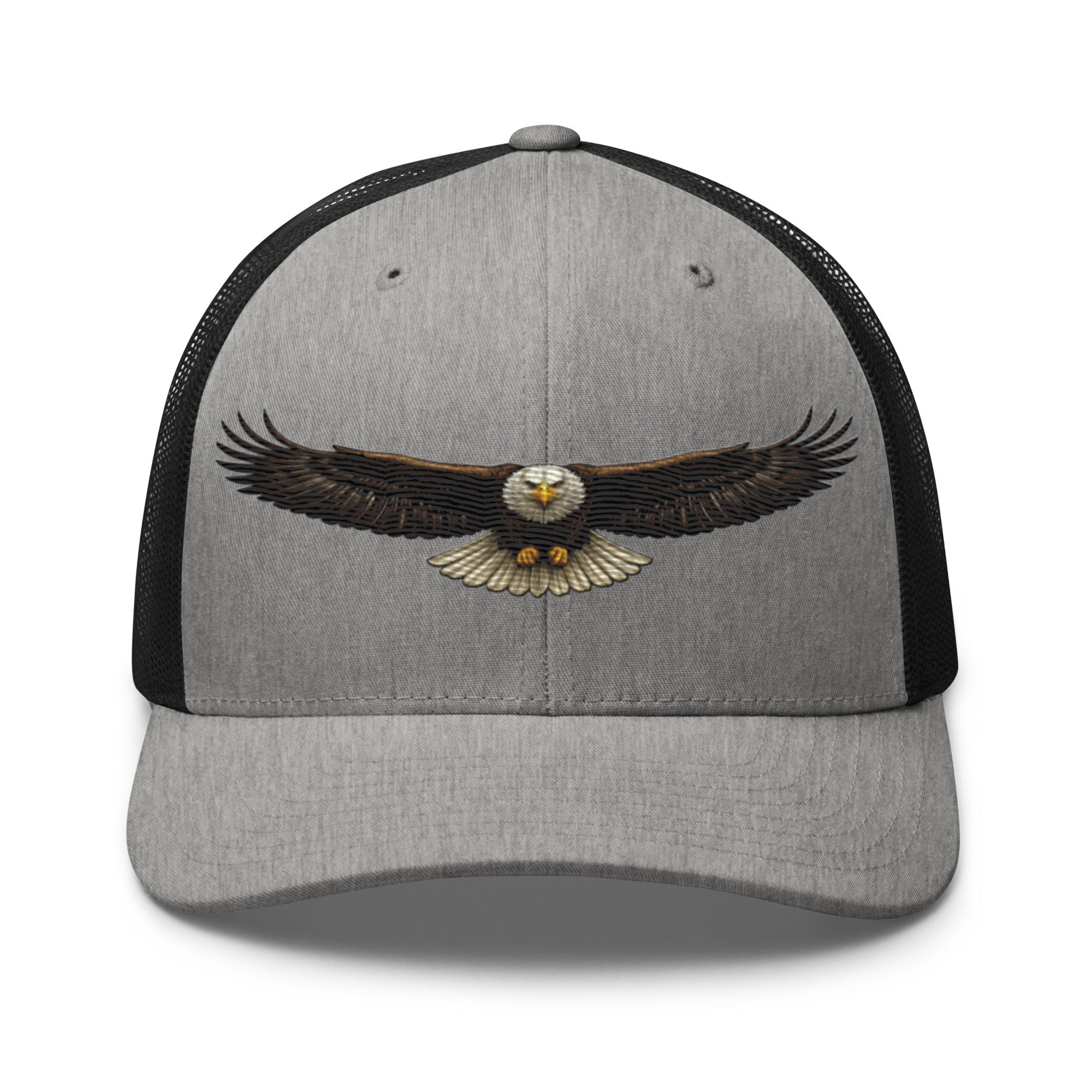 Bald Eagle Head - On Flight Trucker Hat | American Wildlife Heritage Design - Bluegrass Elite Apparel LLC